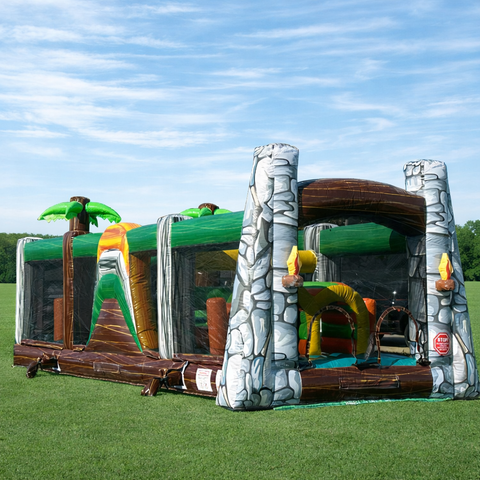 31'L Jurassic Obstacle Course