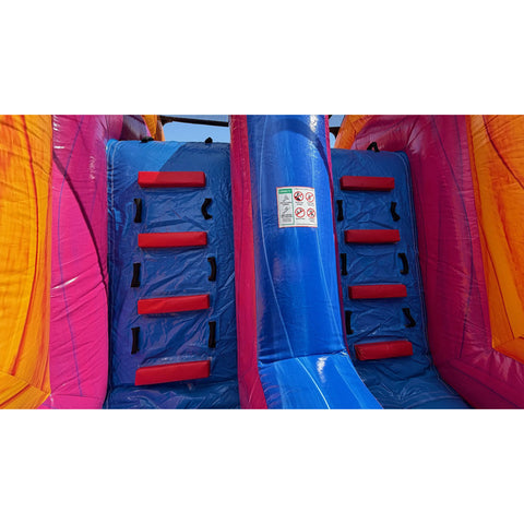 36'L Ice Cream Party Obstacle Course Wet n Dry