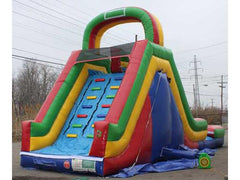 62'Lx15'H Wet N Dry Obstacle Green by MoonWalk USA