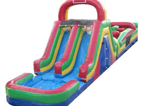 62'Lx15'H Wet n Dry Obstacle Green