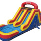 62'Lx15'H Red Wet n Dry Obstacle by MoonWalk USA