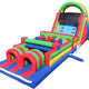 51'Lx15'H Wet n Dry Obstacle Course (Green) by MoonWalk USA
