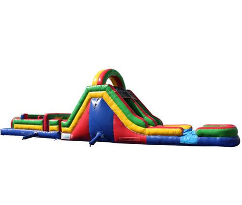 45'Lx12'H Wet n Dry Obstacle Green