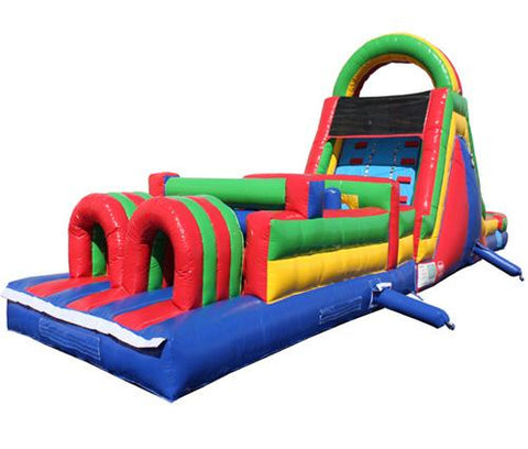 45'Lx12'H Wet n Dry Obstacle Green