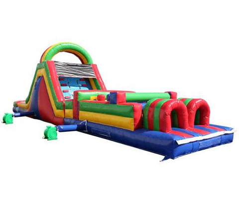45'Lx12'H Wet n Dry Obstacle Green