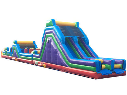 85'L Obstacle Course w Removable Pool