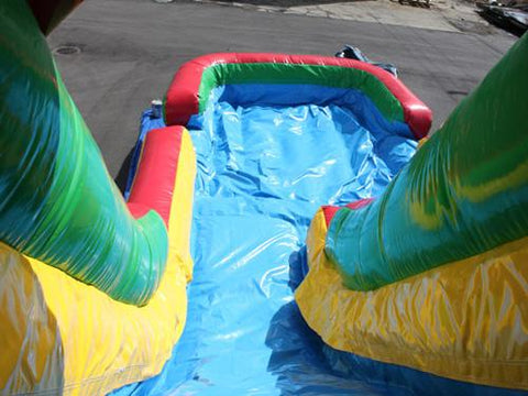 12'H 2-Lane Slide Green