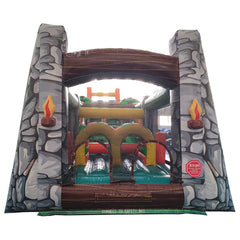 13'H Jurassic World 50 Obstacle Course Wet or Dry by Magic Jump
