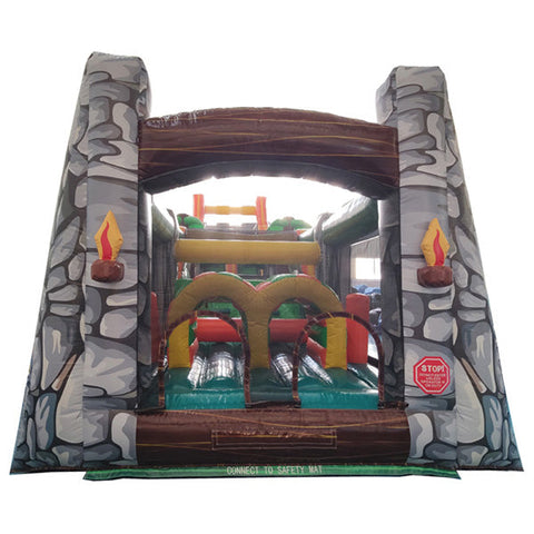 66'L Jurassic Obstacle Course Wet n Dry
