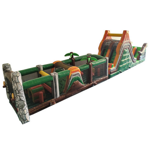 66'L Jurassic Obstacle Course Wet n Dry