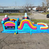 Image of 36'L Ice Cream Party Obstacle Course Wet n Dry