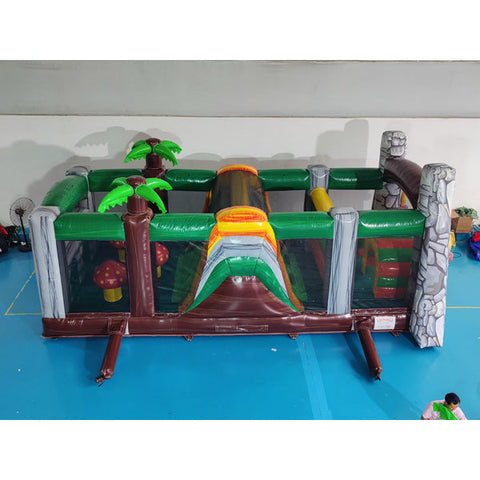 53'L Jurassic Obstacle Course by Eagle Bounce