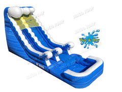 14'H FT Ocean Wet-Dry Slide by Jingo Jump