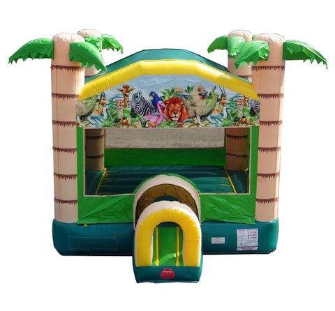 Tropical Paradise Bounce House with Blower