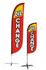 Image of Oil Change Feather Flag