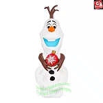 4' Gemmy Airblown Inflatable Christmas Frozen's Olaf w/ Ornament