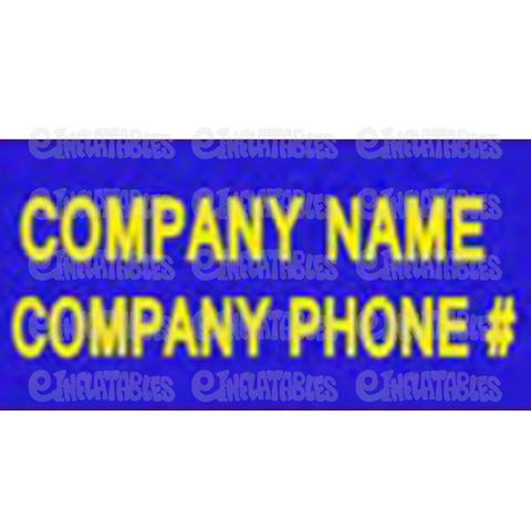 Printed Banner with your Info