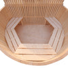 Image of ALEKO Wood-Fired Hot Tub and Ice Bath with Internal Stove - 4-5 Person - Pine - Image 3