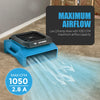 Image of XPOWER PL-700A Professional Low Profile Air Mover (1/3 HP)
