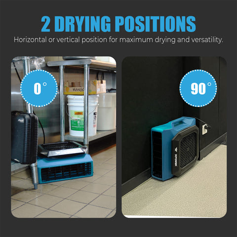 XPOWER PL-700A Professional Low Profile Air Mover (1/3 HP)