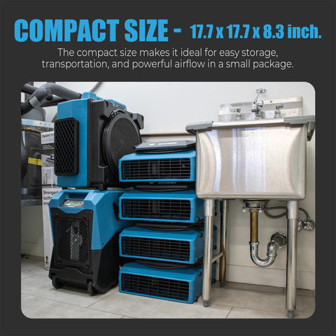 XPOWER PL-700A Professional Low Profile Air Mover (1/3 HP)