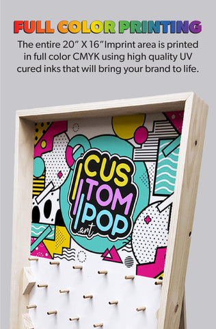 Custom Disk Drop Game Board