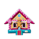 B-678-Gingerbread Pink Hoese Jumper