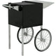Small Black & Chrome Popcorn Cart for 4 Ounce Poppers by Paragon