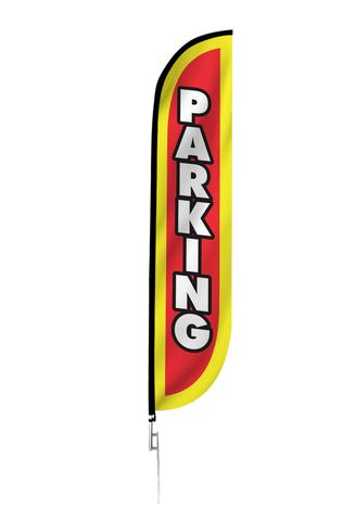 Parking Feather Flag