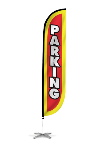 Parking Feather Flag