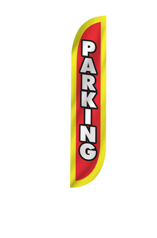 Parking Feather Flag