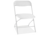Image of Plastic Folding Chair (WHITE)- AC9200