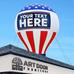 15'H Commercial Inflatable Balloon Combo by Bouncer Depot