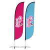 Image of Pelican's Snoballs "Logo" 12ft Feather Flag