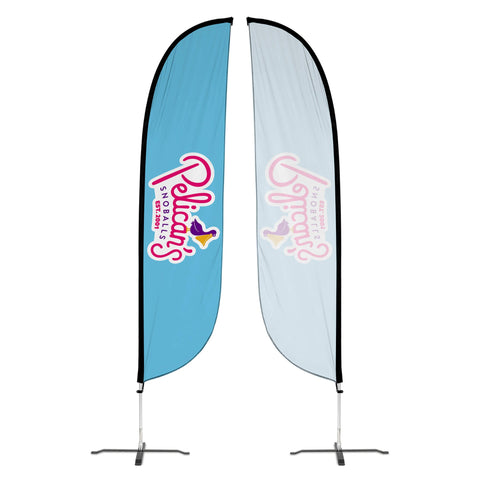 Pelican's Snoballs "Logo" 12ft Feather Flag