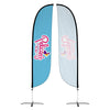 Image of Pelican's Snoballs "Logo" 12ft Feather Flag