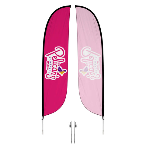 Pelican's Snoballs "Logo" 12ft Feather Flag