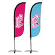 Pelican's Snoballs "Logo" 5ft Feather Flag