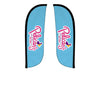 Image of Pelican's Snoballs "Logo" 5ft Feather Flag