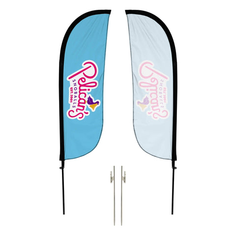 Pelican's Snoballs "Logo" 5ft Feather Flag