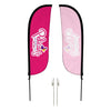 Image of Pelican's Snoballs "Logo" 5ft Feather Flag