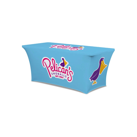 Pelican's Snowballs Stretch Table Cover