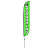 Image of Pet Grooming Feather Flag Green