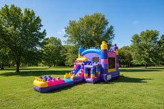 Building Blocks Bounce Combo | Commercial Inflatable Bounce House Combo - CO2195-P