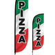 Pizza Feather Flag Flags by Look Our