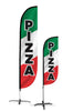 Image of Pizza Feather Flag