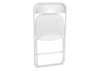 Image of Plastic Folding Chair (WHITE)- AC9200