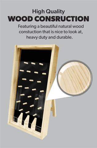 Custom Light-Up Disk Drop Game Board