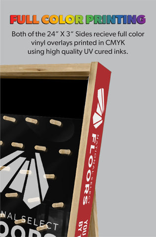 Custom Light-Up Disk Drop Game Board