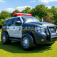 Inflatable Police Car by Cutting Edge